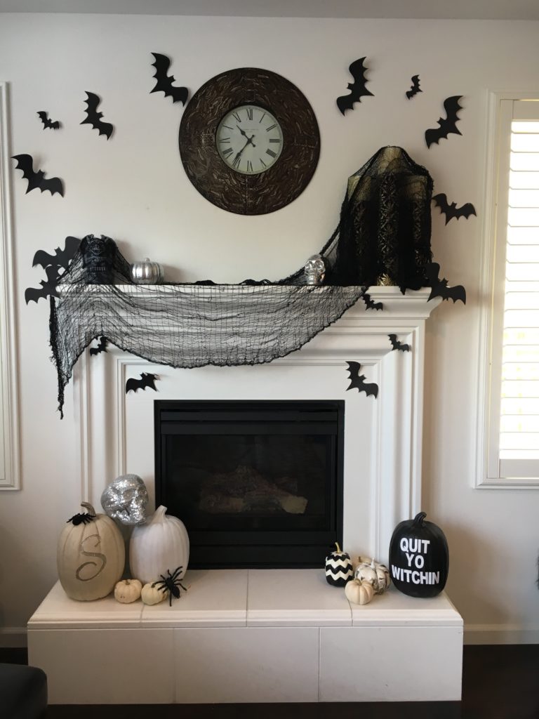 Luxe Halloween Decor for Less: Free Bat Printables - Treehouse Threads