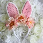 DIY Sequin Bunny Flower Crown