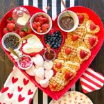 Valentine’s Brunch: Heart Waffle Board