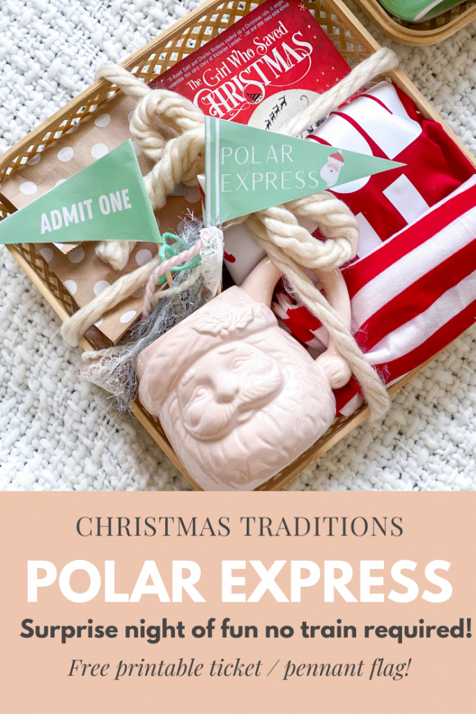 Polar express free printable pennant flag