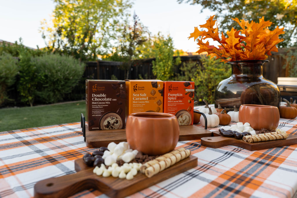 Build your own Hot cocoa board with Target Fall home collection