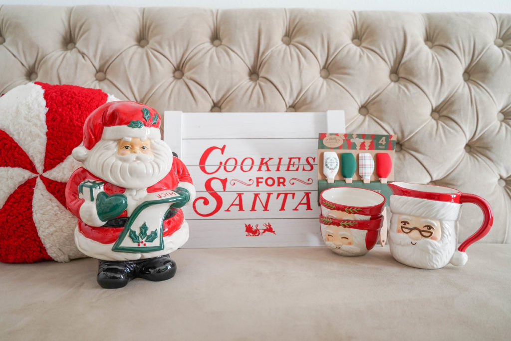 Santa Mug set, bowls and santa figural measuring cup- perfect gift for the baker